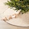 Glitzhome® 60"D Reversible Twisted Faux Marten Fur Christmas Tree Skirt